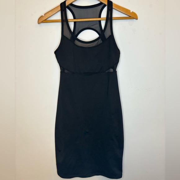 FABLETICS Active All the way Stretch Fitted Semi Sheer Strappy Back Dress - XS - Picture 1 of 8